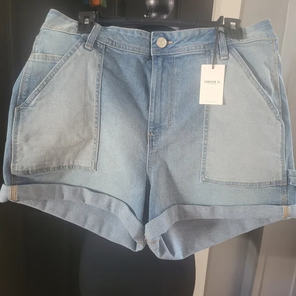 Denim Blue Women's Shorts - Picture 3 of 5